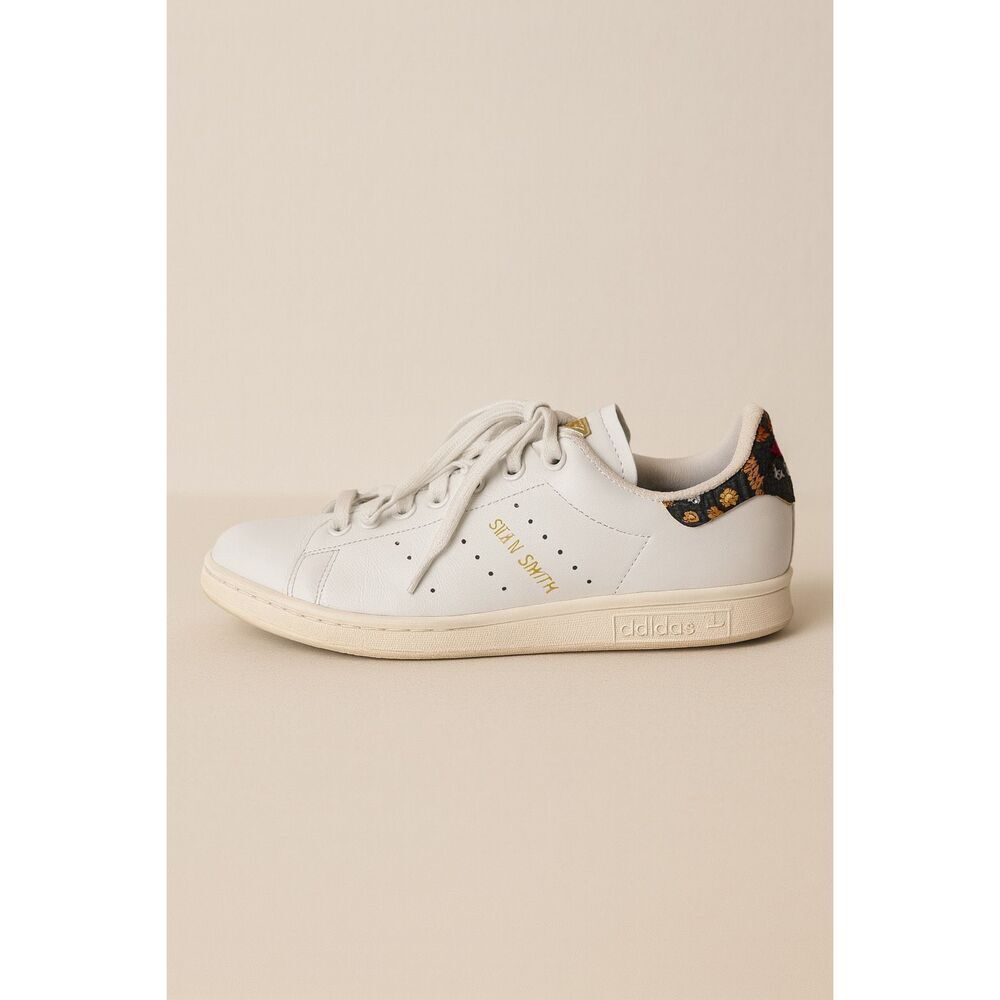 Adidas Stan Smith Floral Heel Sneakers Size 8